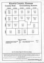 Table of Contents, Kiowa County 1990